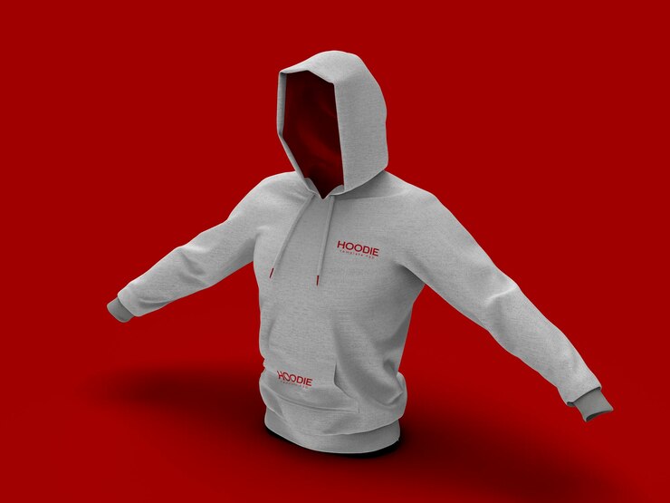 PSD maqueta de sudadera con capucha