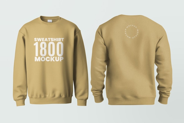 PSD maqueta de sudadera gildan 1800