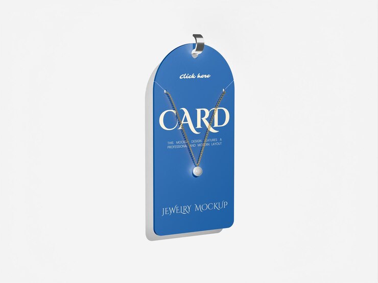 Maqueta de tarjeta de joyería