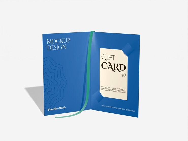 Maqueta de tarjeta de regalo