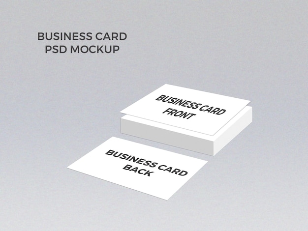 PSD maqueta de tarjeta de visita