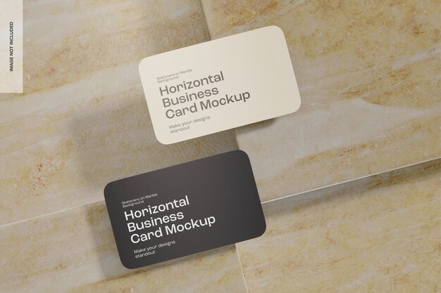 Maqueta de Tarjetas de Presentación Corporativas Horizontales