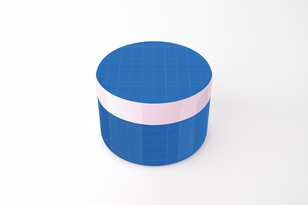 Maqueta de tarro cosmético