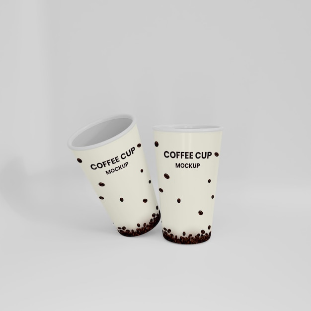 Maqueta de taza de café 3D