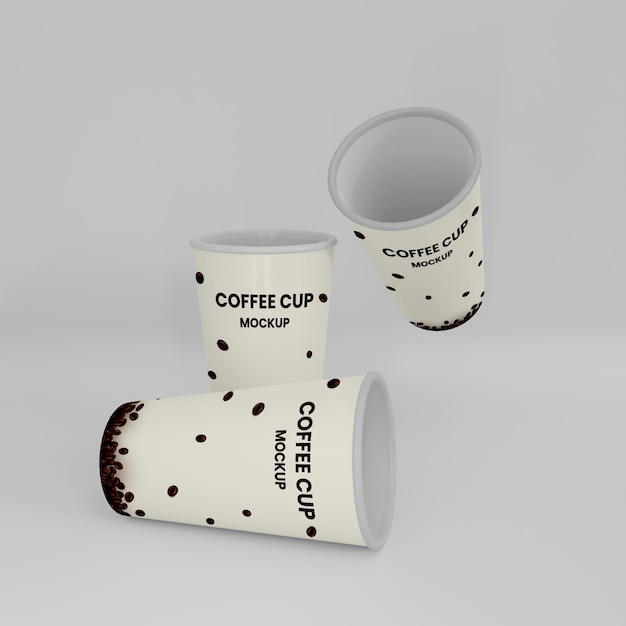 Maqueta de taza de café 3D