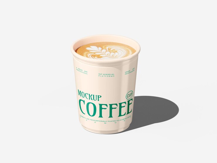 Maqueta de taza de café
