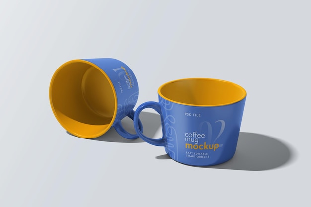 Maqueta de taza de café