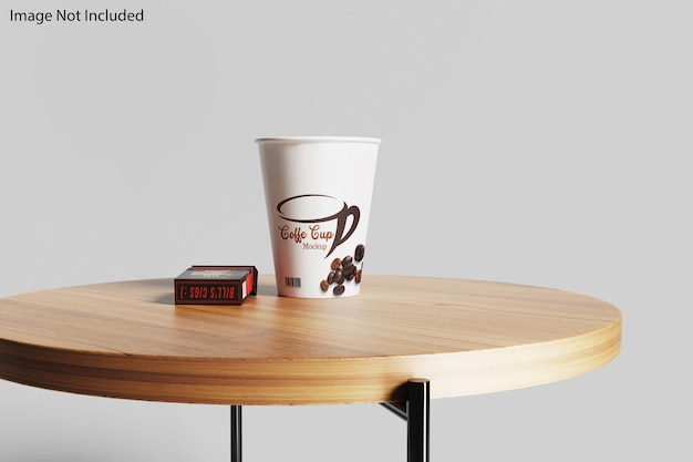 Maqueta de taza de café