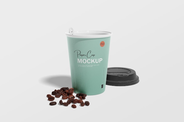 Maqueta de taza de café