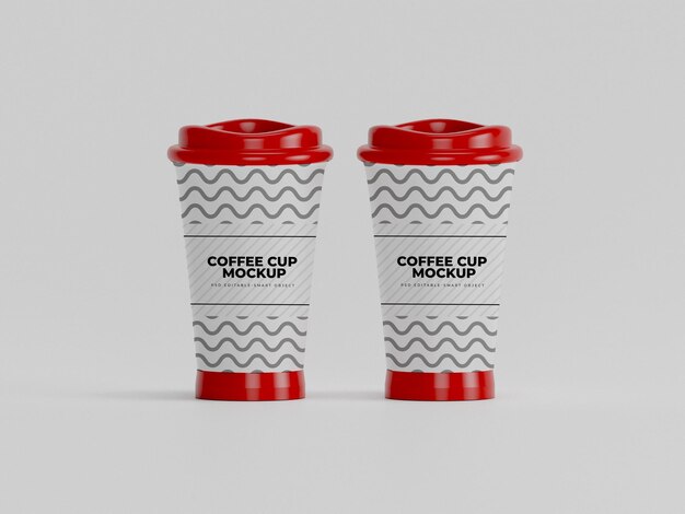 Maqueta de taza de café