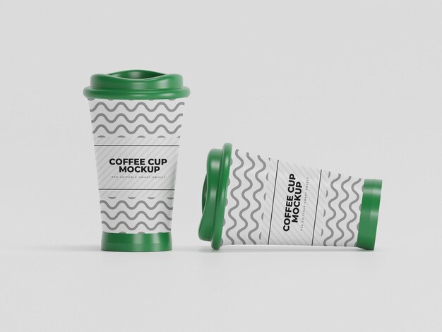 Maqueta de taza de café