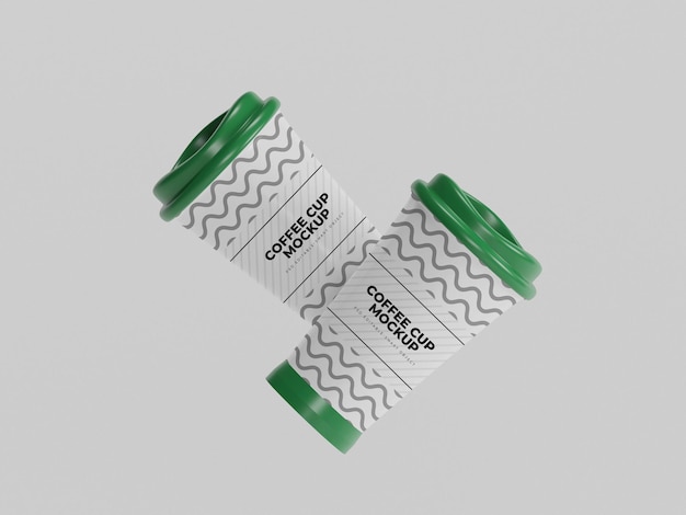 Maqueta de taza de café