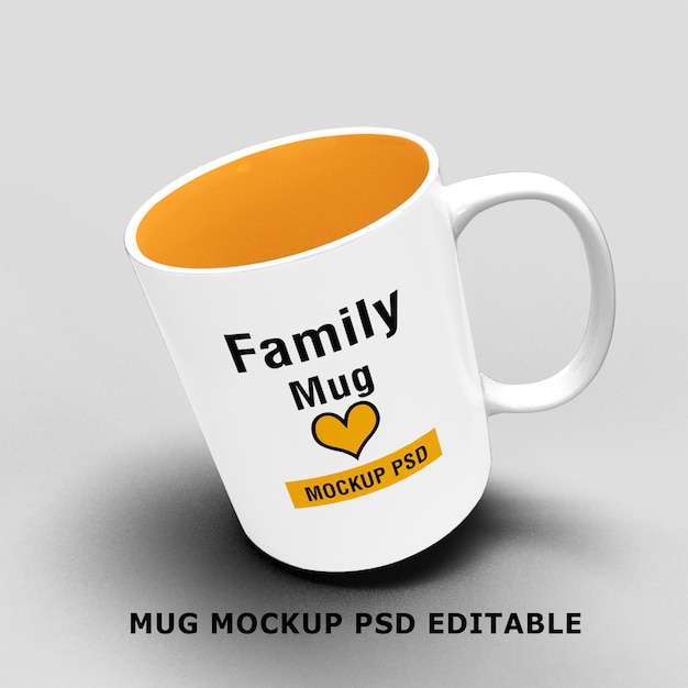 PSD maqueta de taza psd