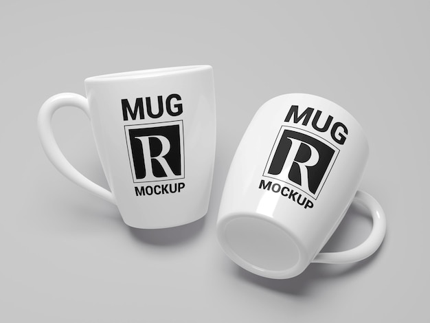 Maqueta de Taza Realista para Branding y Publicidad