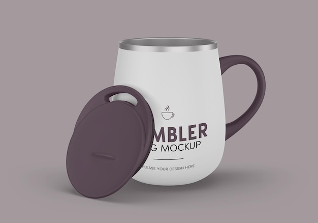 Maqueta de taza de vaso