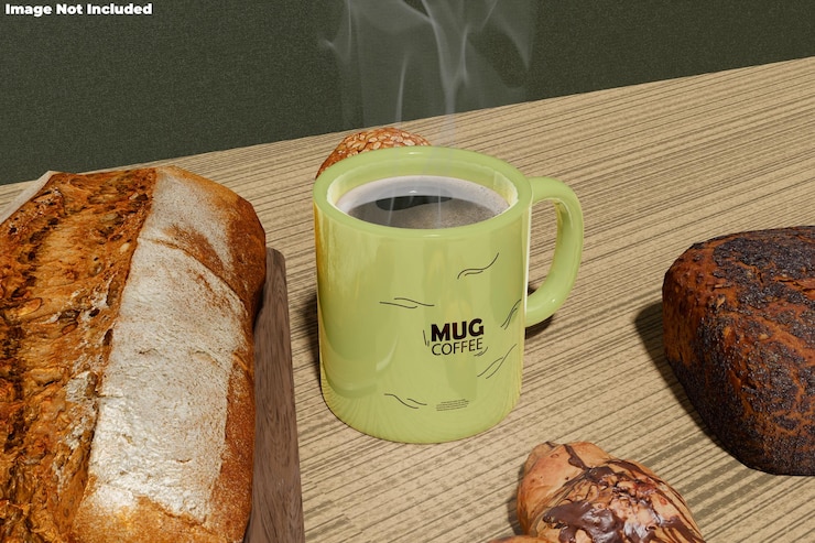 PSD maqueta de la taza