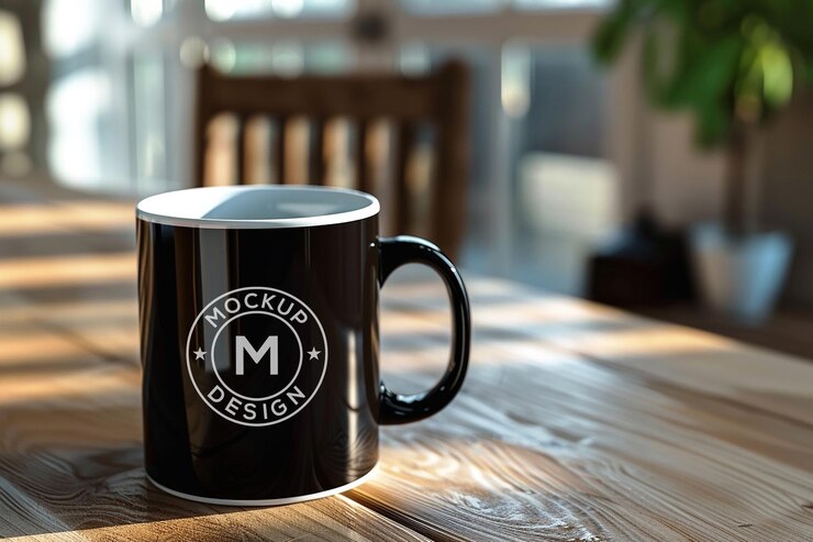 PSD maqueta de la taza