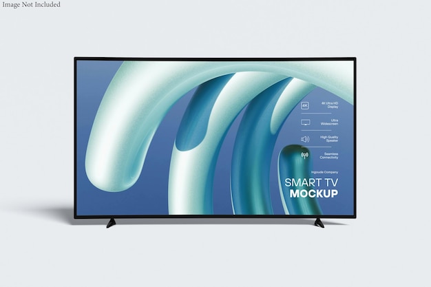 Maqueta de televisor inteligente