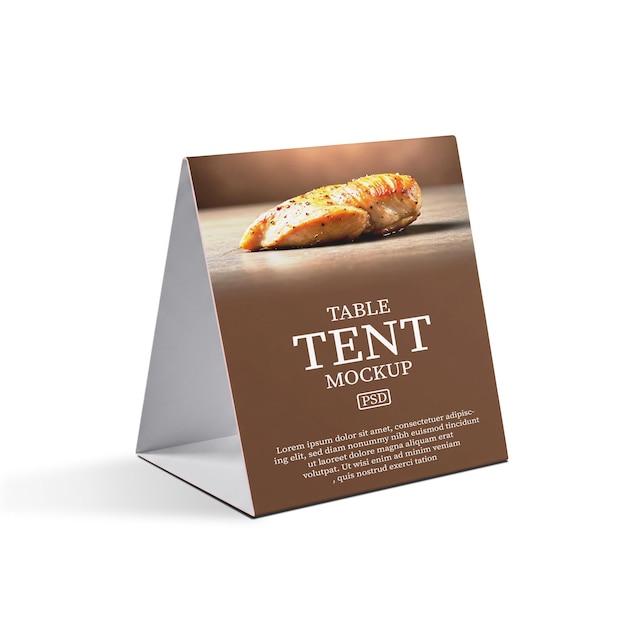Maqueta de tienda para el anuncio del menú del restaurante