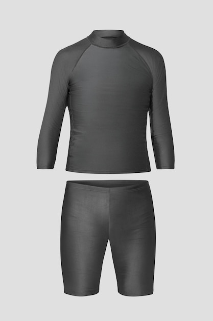 Maqueta de traje de baño Rash Guard