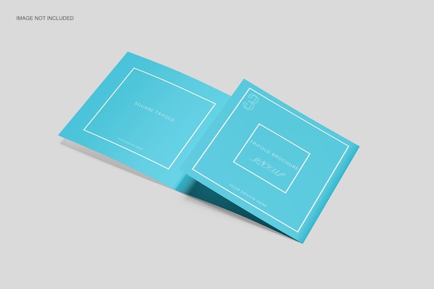 Maqueta triple cuadrada