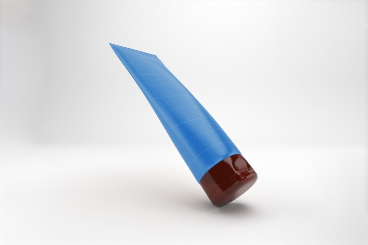 Maqueta de tubo de crema