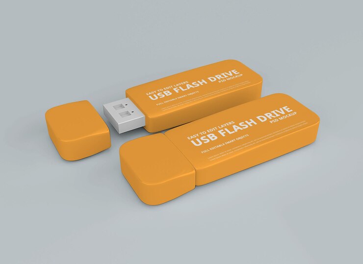PSD maqueta de unidad usb