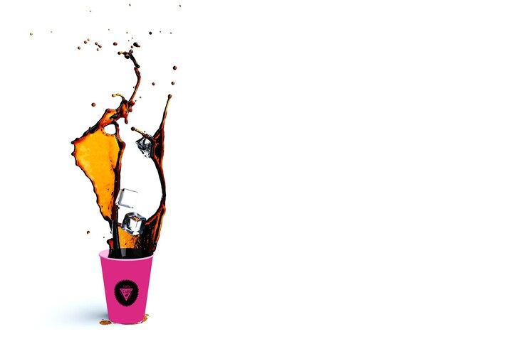 PSD maqueta de vaso de papel para café o té simplemente minimalista