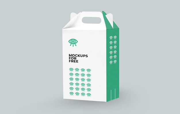 Maquetas de cajas de papel