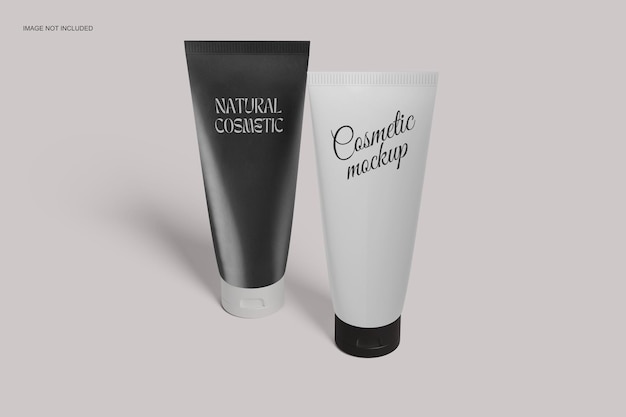 Maquetas de tubos cosméticos