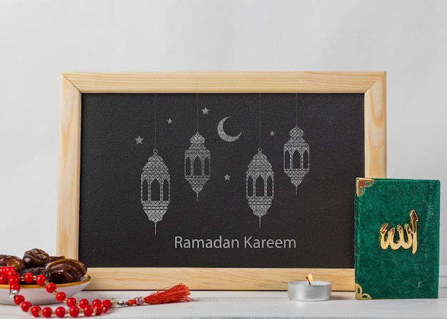 Maquete com conceito ramadan