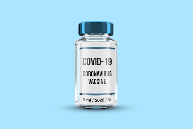 Maquete da vacina contra o coronavírus