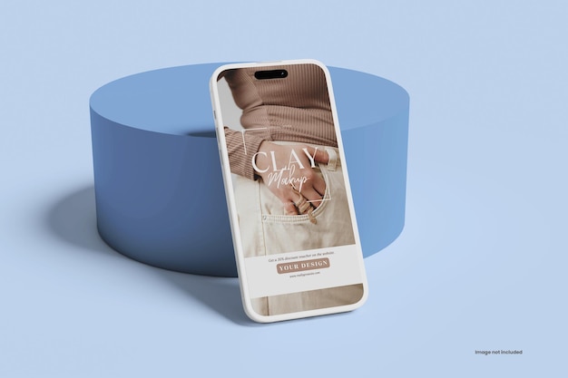 Maquete de argila Smartphone