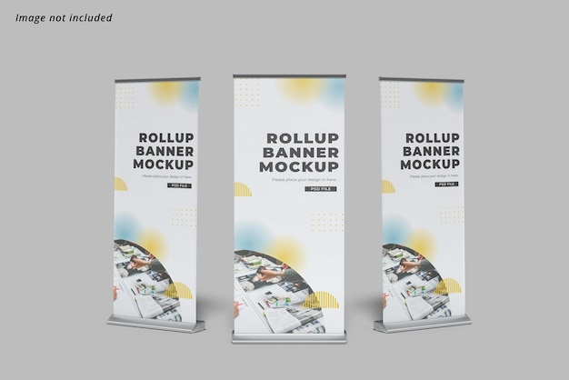 Maquete de Banner de Rollup