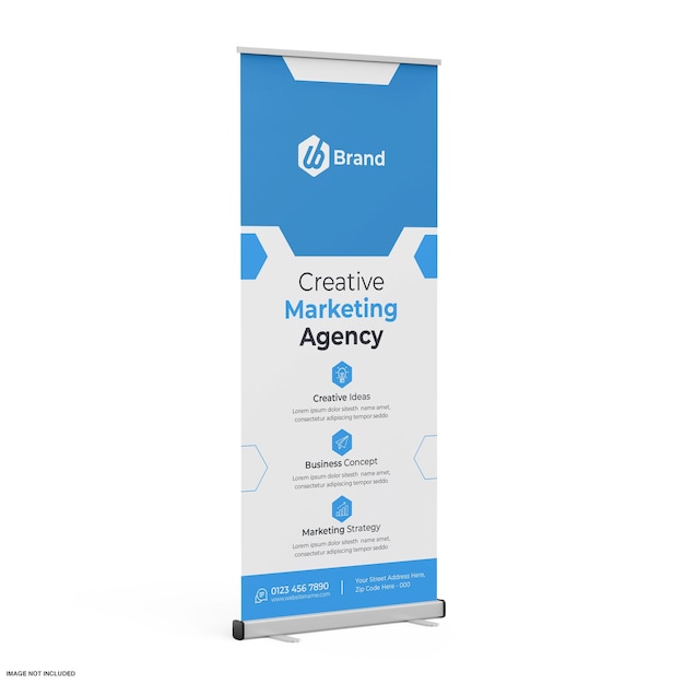 Maquete de Banner Rollup