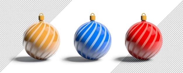 Maquete de bolas de natal