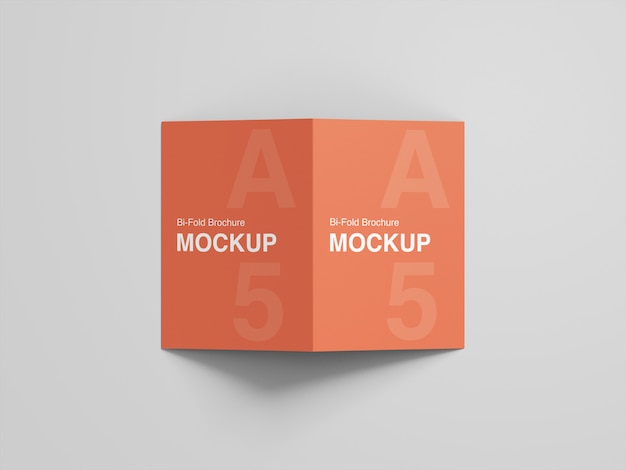 Maquete de brochura A5 bifold
