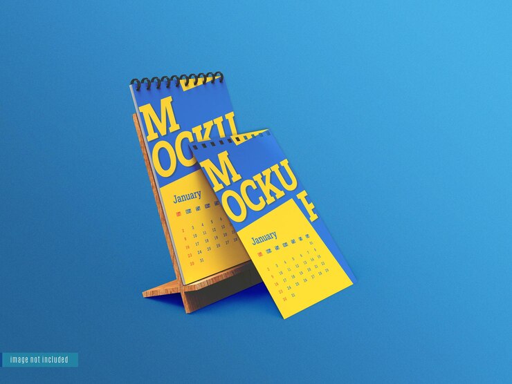 Maquete de calendário