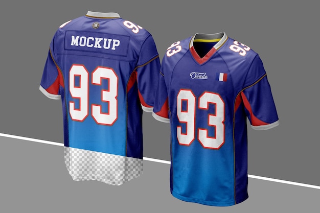 Maquete de camisa de futebol