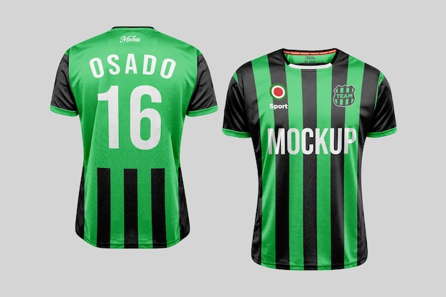 Maquete de camisa de futebol