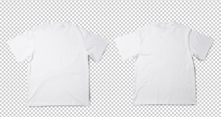 PSD maquete de camiseta branca de tamanho grande camiseta realista
