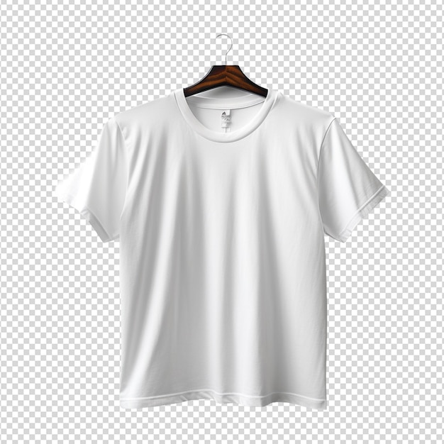 PSD maquete de camiseta branca isolada em branco