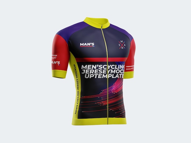 PSD maquete de camiseta do time de bicicleta