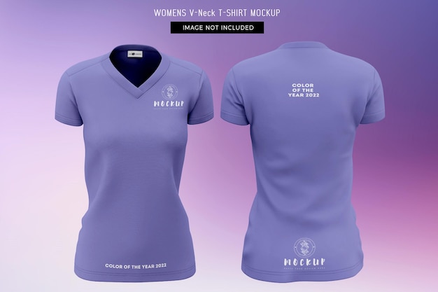 Maquete de camiseta feminina