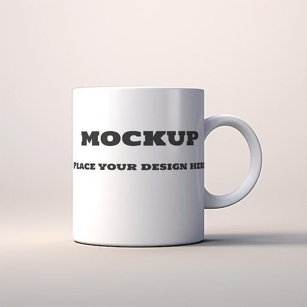Maquete de caneca de café PSD