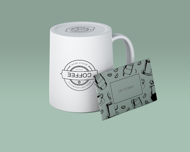 Maquete de caneca de café