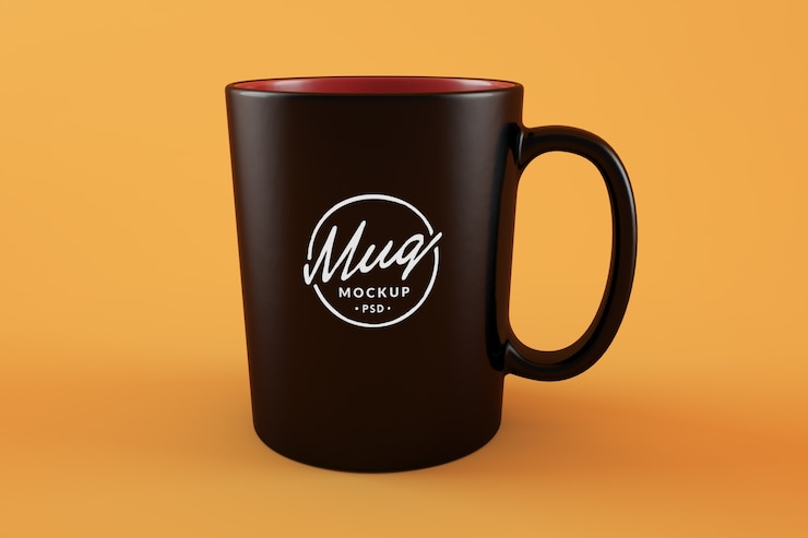 PSD maquete de caneca