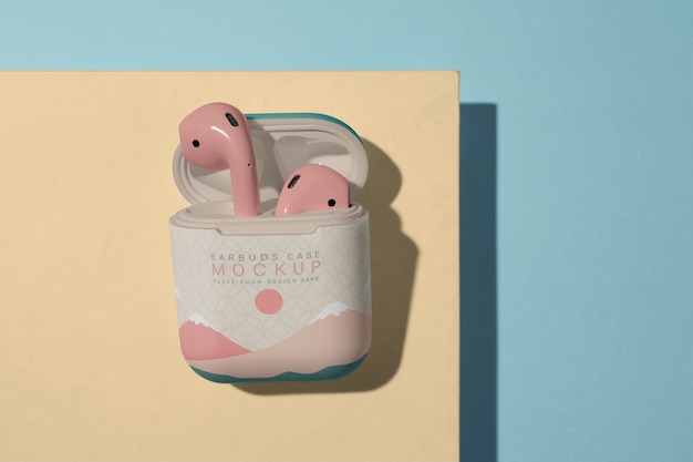 maquete de capa de airpods