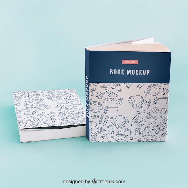 Maquete de capa de livro criativo