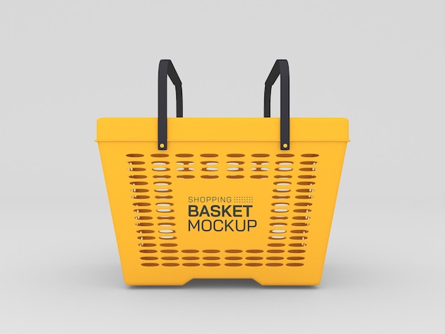 Maquete de cesta de compras